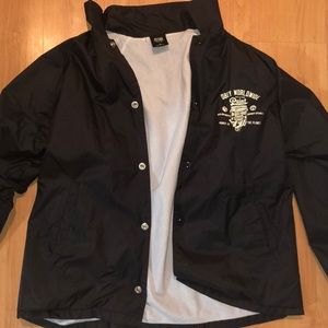 Obey Coaches Jacket ‘Paint It Black’